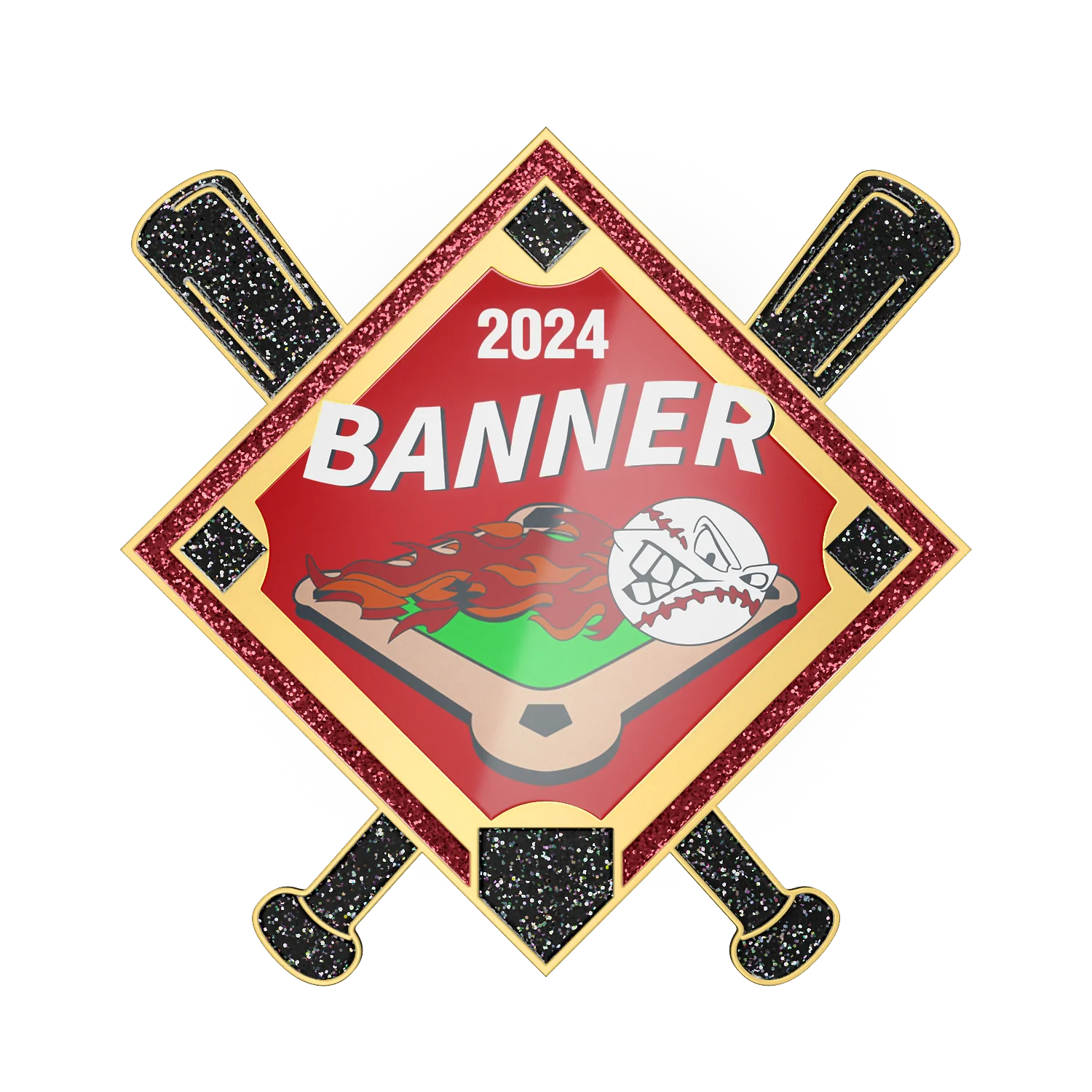 Banner Baseball Sunamel Trading Pins Banner Baseball Sunamel Trading Pins