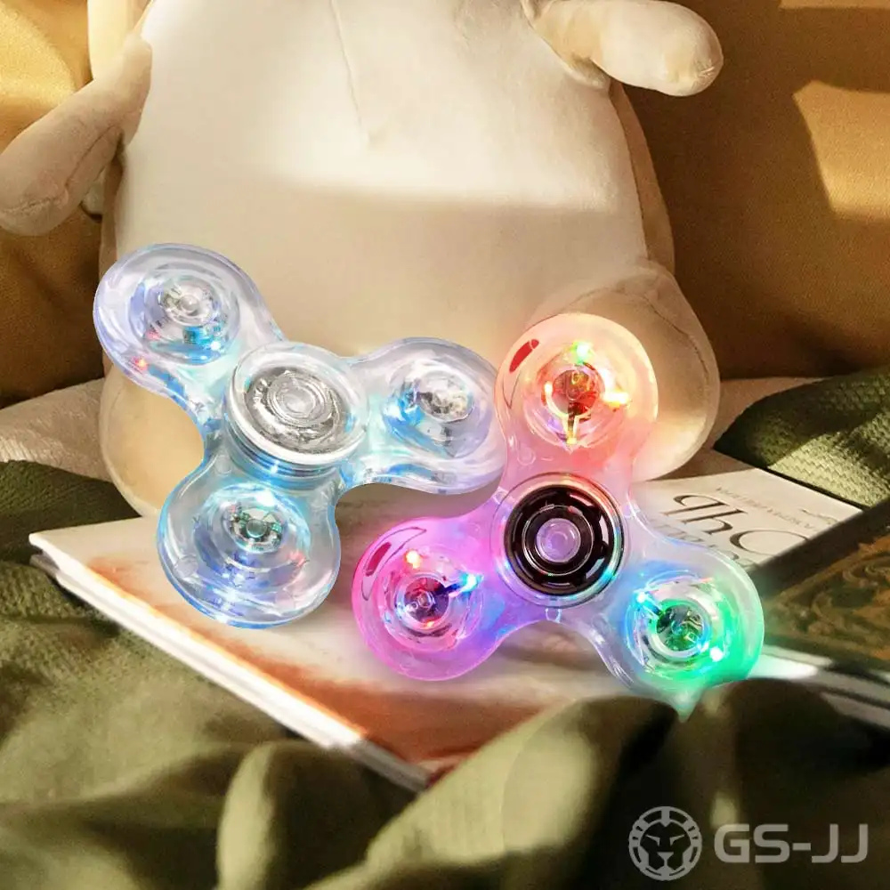 SP-CLE Clear LED Fidget Spinner SP-CLE Clear LED Fidget Spinner