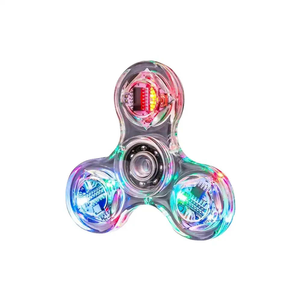 SP-CLE Clear LED Fidget Spinner SP-CLE Clear LED Fidget Spinner