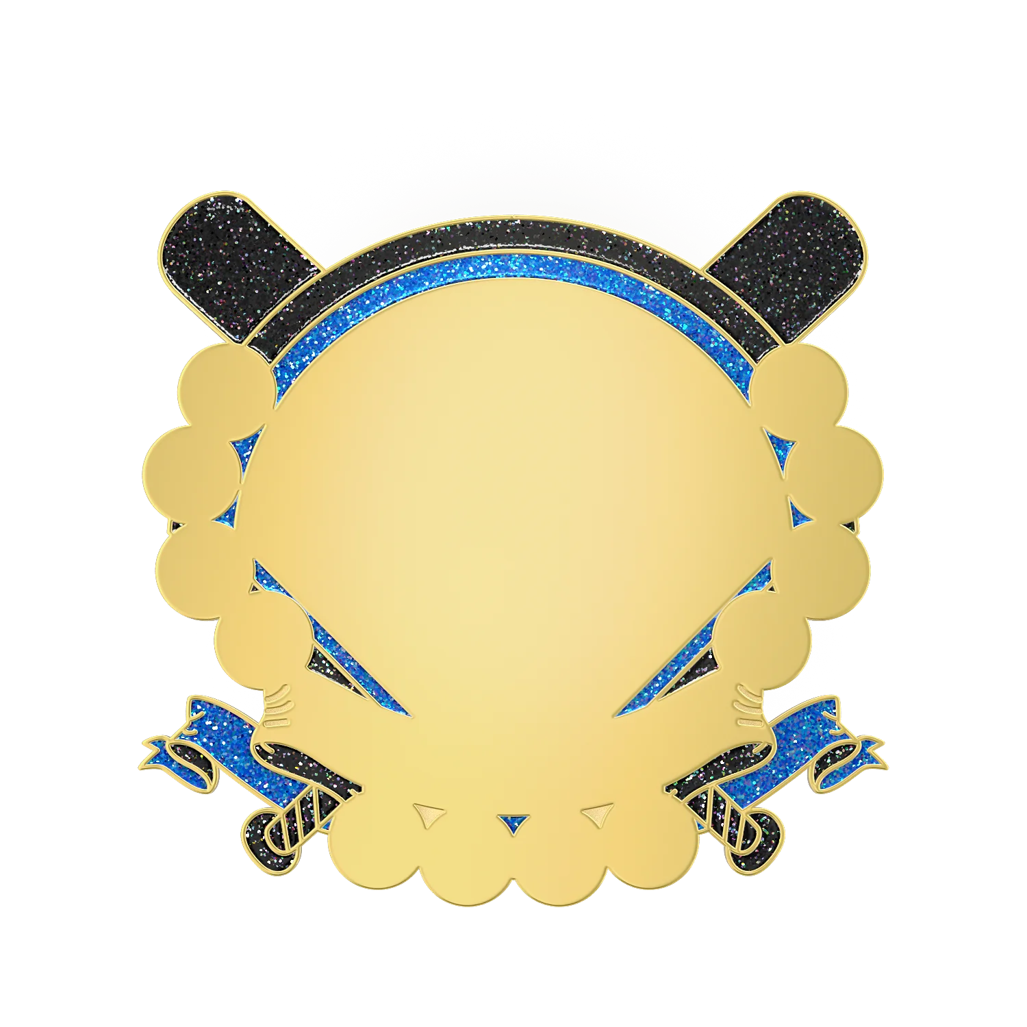 Glitter Baseball Sunamel Trading Pins