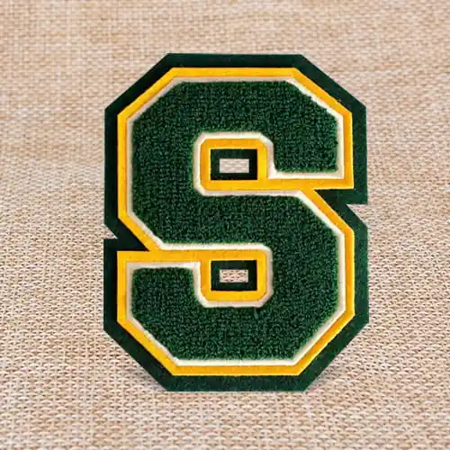 4. Custom S Chenille Patch