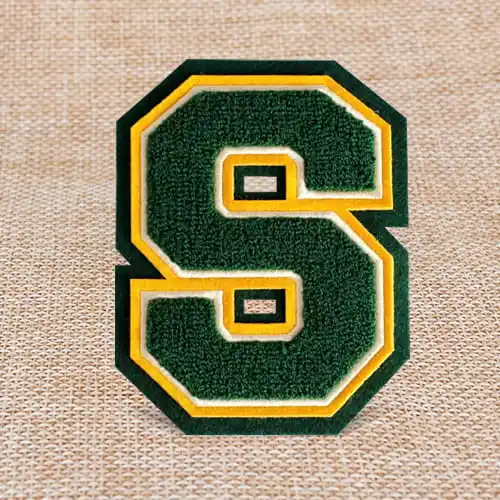 4. Custom S Chenille Patch