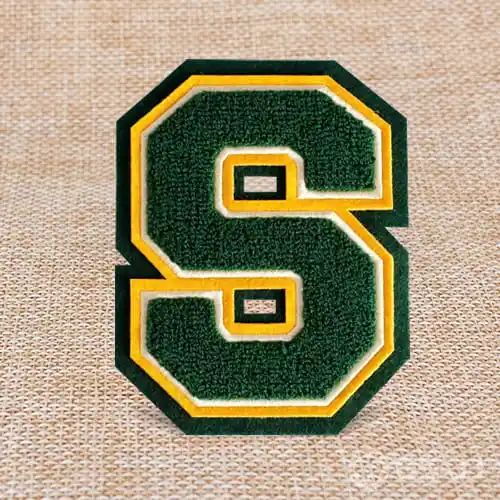 4. Custom S Chenille Patch 4. Custom S Chenille Patch