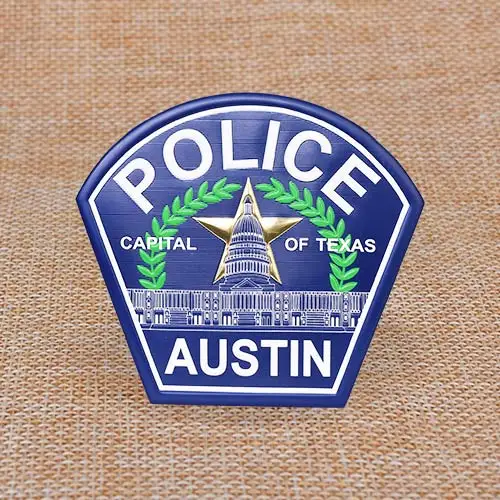 2. Custom Police Star TPU Patch 2. Custom Police Star TPU Patch