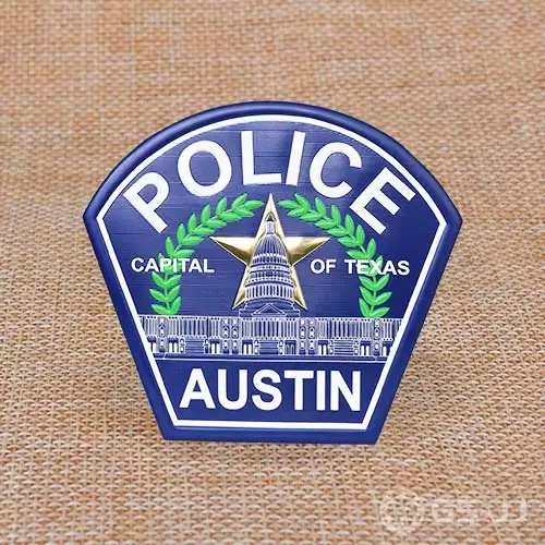 2. Custom Police Star TPU Patch 2. Custom Police Star TPU Patch