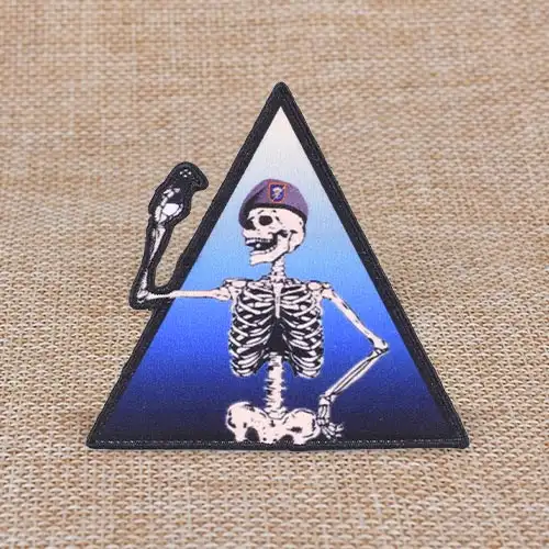 3.Skull Printed Patches