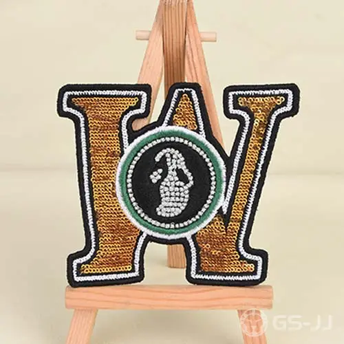 4. W Sequin Patch 4. W Sequin Patch