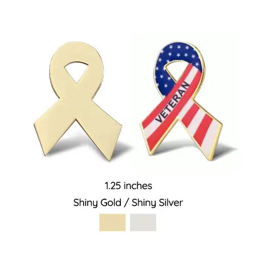 10. Ribbon Shape 24 Hours Rush Pins