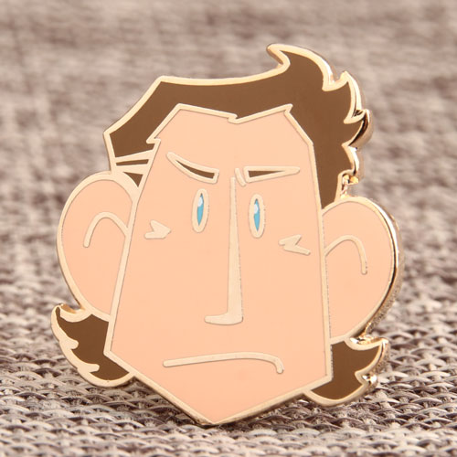 Angry Man Cheap Enamel Pins