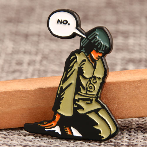 Sad Custom Pins No Minimum