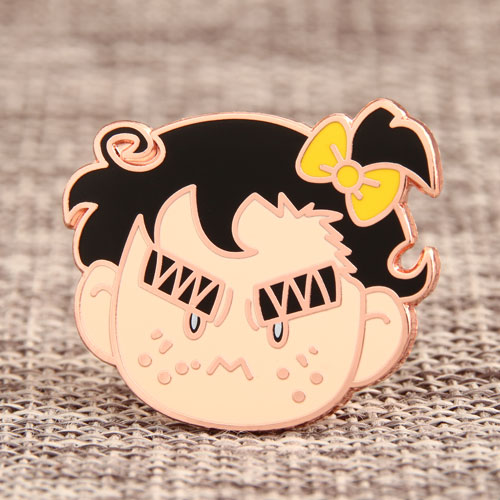 Child Emoticon Personalized Lapel Pins 