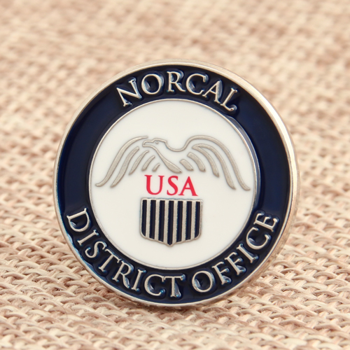 District Office Enamel Pins