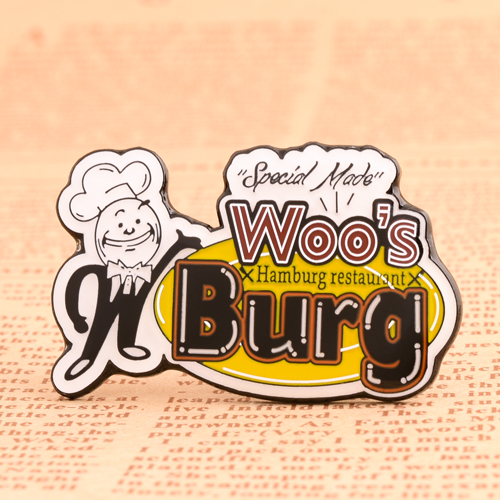 Woo’s Burg Enamel Pin