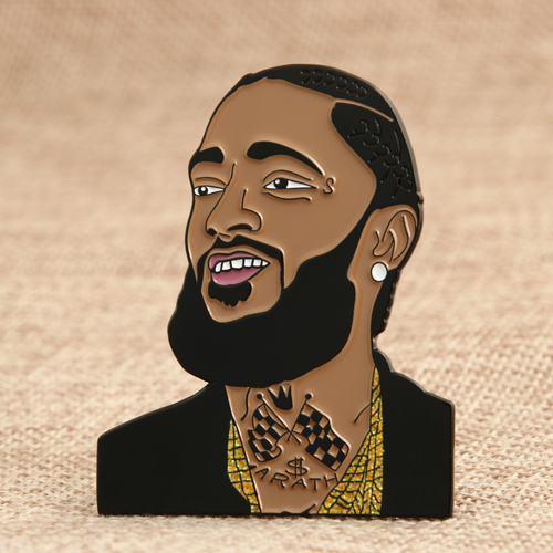 Black Man Enamel Pins