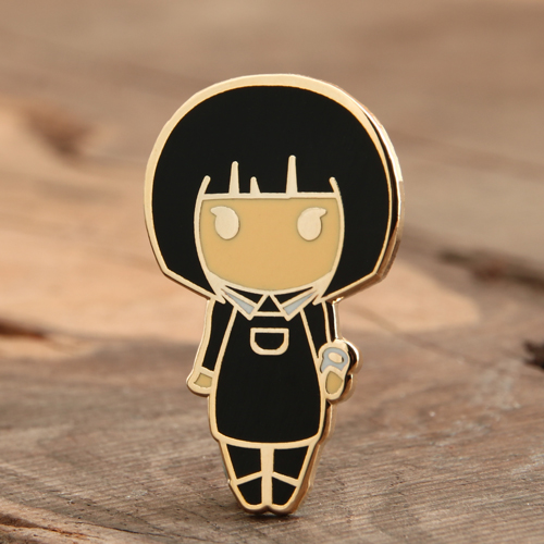 Lovely Girl Enamel Pin