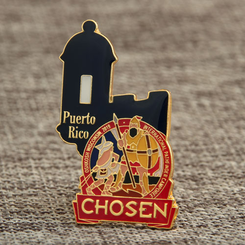 Puerto Rico Enamel Pins