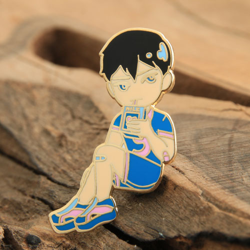 Custom Boy Enamel Pins