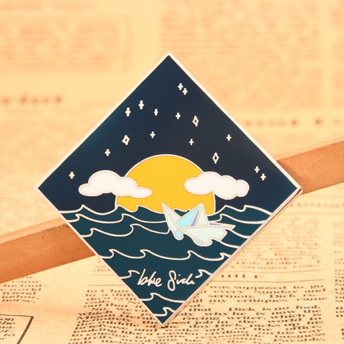 Custom Scenery Enamel Pins