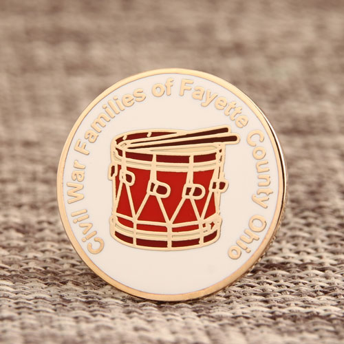 Drum Enamel Pin