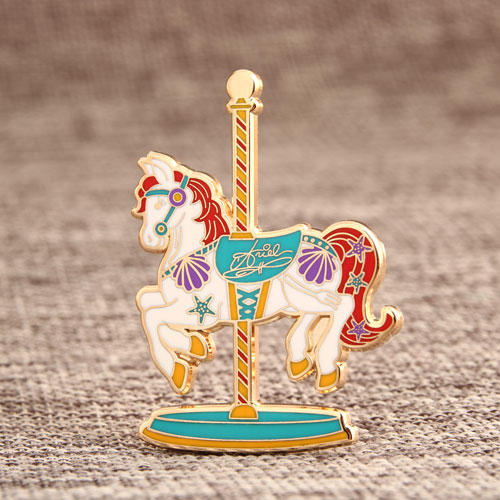 Custom Merry-Go-Round Enamel Pins