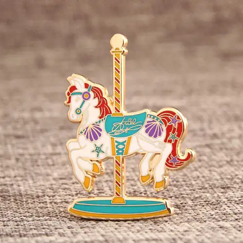 Custom Merry-Go-Round Enamel Pins
