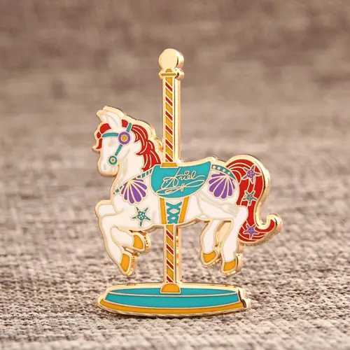 Custom Merry-Go-Round Enamel Pins