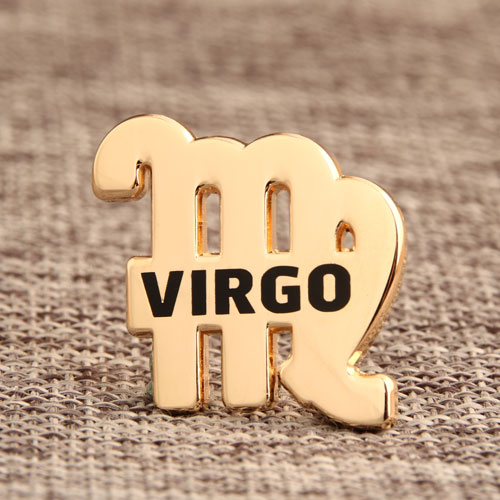 Virgo Enamel Pins