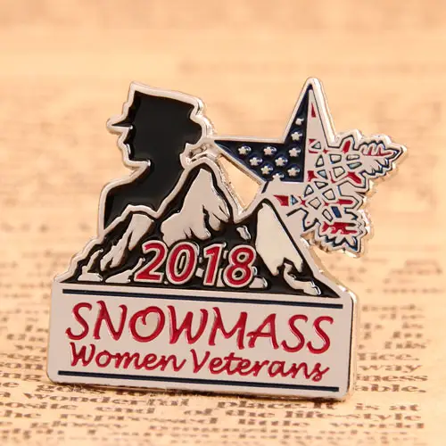 Snowmass Women Veterans Custom Pins Cheap