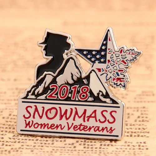 Snowmass Women Veterans Custom Pins Cheap