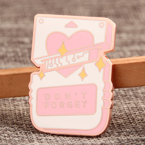 Pink Heart Enamel Pin