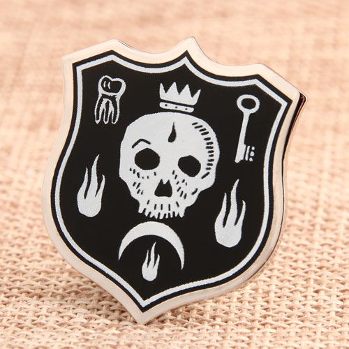 Custom Skull Enamel Pins