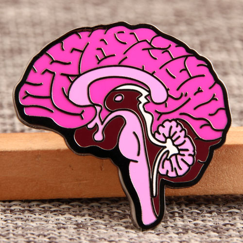 Brain Enamel Pin