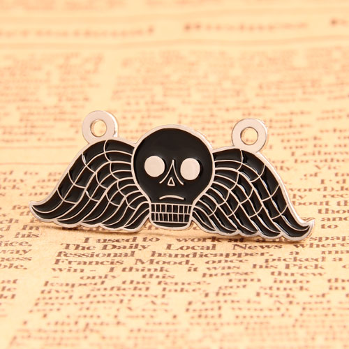 Custom Skull Wing Pins