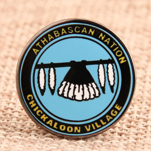 Custom Chickaloon Enamel Pins
