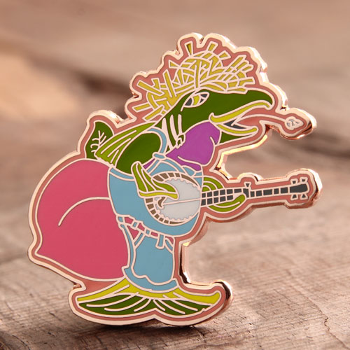 Custom Fish Singer Pins