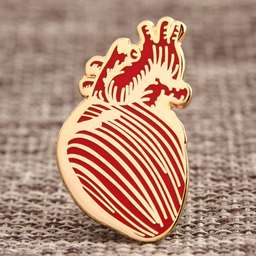 Custom Heartbeat Lapel Pins