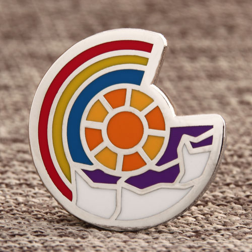 Abstract Shield Custom Pins