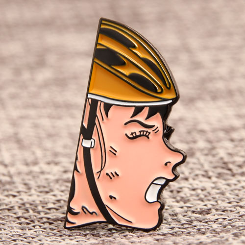 Custom Side Face Enamel Pins