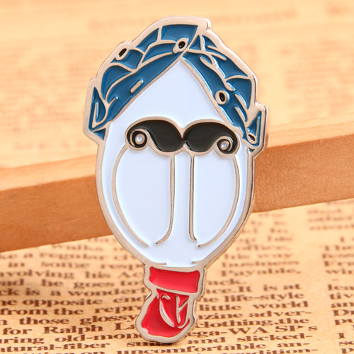 Mr Moustache Pins