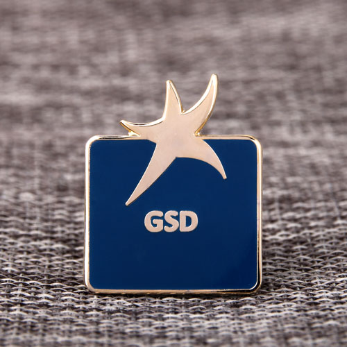 Gold Star Enamel Pins 