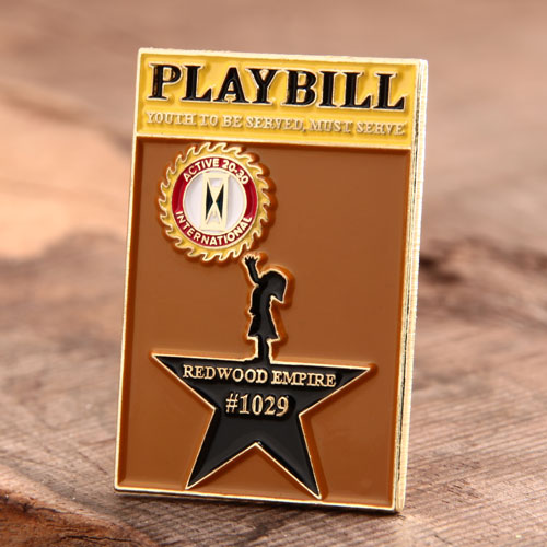 Play Bill Custom Pins