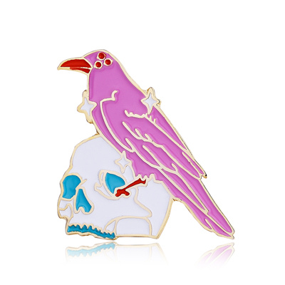 Soft Enamel for Bird Pins