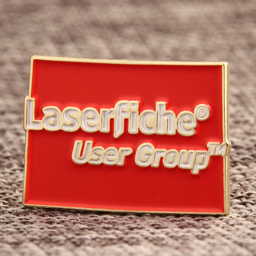 The Laserfiche Enamel Pins