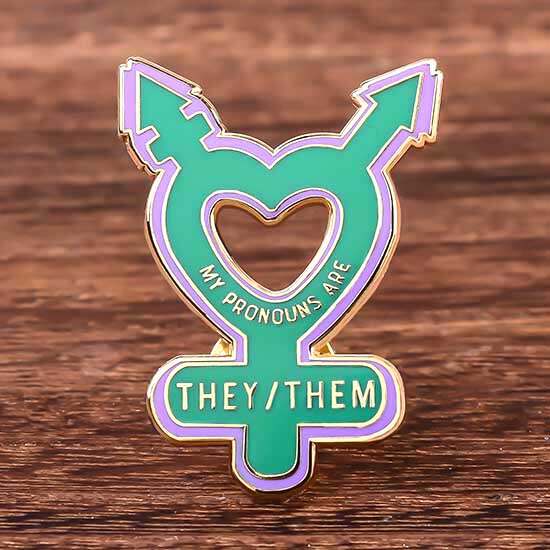 My Pronouns Enamel Pins