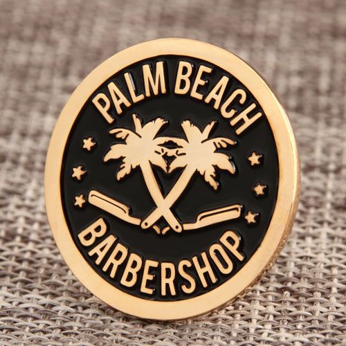 Barbershop Custom Enamel Pins