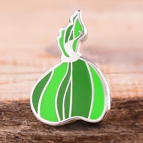 Green bag Enamel Pins