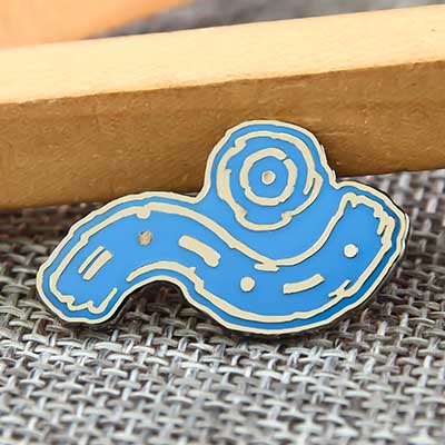 Streams and Island Enamel Pins