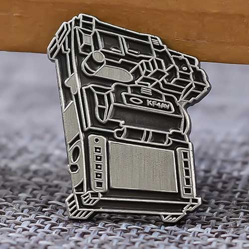 KF4AV Custom Enamel Pins