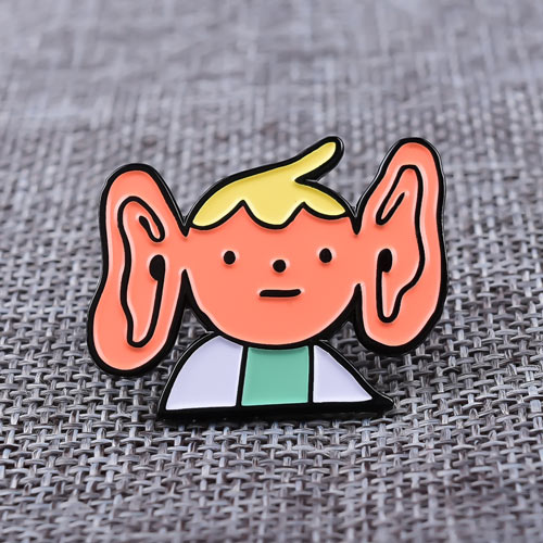 Big Ear Boy Soft Enamel Pins