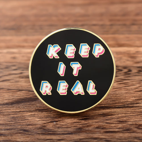 Keep It Real Hard Enamel Pins